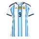 Billige Fotballdrakt Argentina Julian Alvarez #9 Replika Hjemmedrakt Dame VM 2026 Kortermet Billige Fotballdrakt Argentina Julian Alvarez #9 Replika Hjemmedrakt Dame VM 2026 Kortermet
